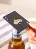 1pc Stainless Steel Credit Card Shaped Ace Of Spades Bottle Opener Poker Card Style Soda Cap Opener, For Outdoor, Camping, Gift For Father