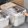 Large Capacity 5L/2.5L Rice Storage Jars, Flour Storage Containers, Household Pest-Proof, Moisture-Proof, Leak-Proof, Flour Jars, Grain Jars, Suitable For Storing Beans Or Nuts